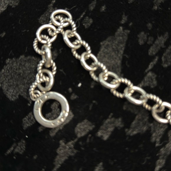ADDITIONAL CLOSET CLEAR OUT!!! Elegant Heavy Sterling Silver Chain Bracelet - Picture 8 of 8